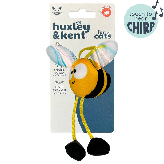 Bumble Bee Chirpy Cat Toy