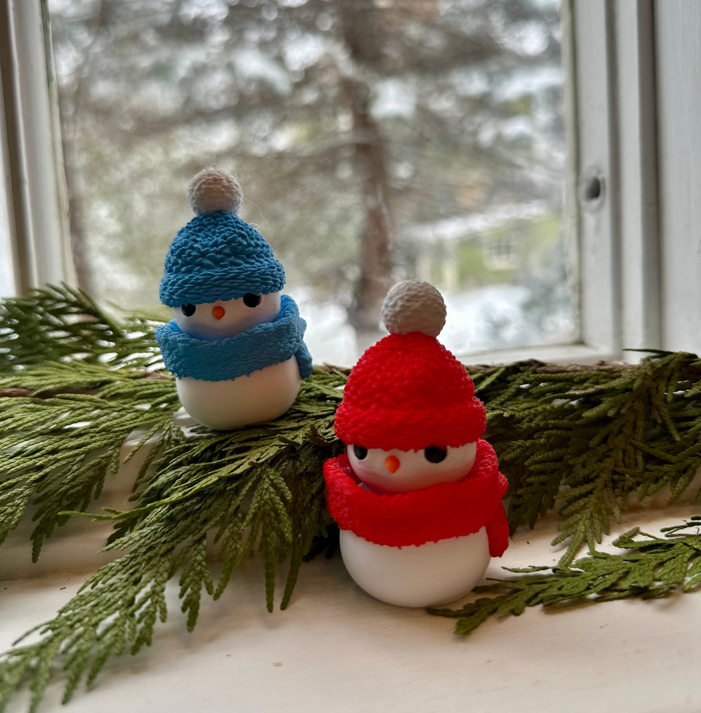 Snowmen Fidget Clickers