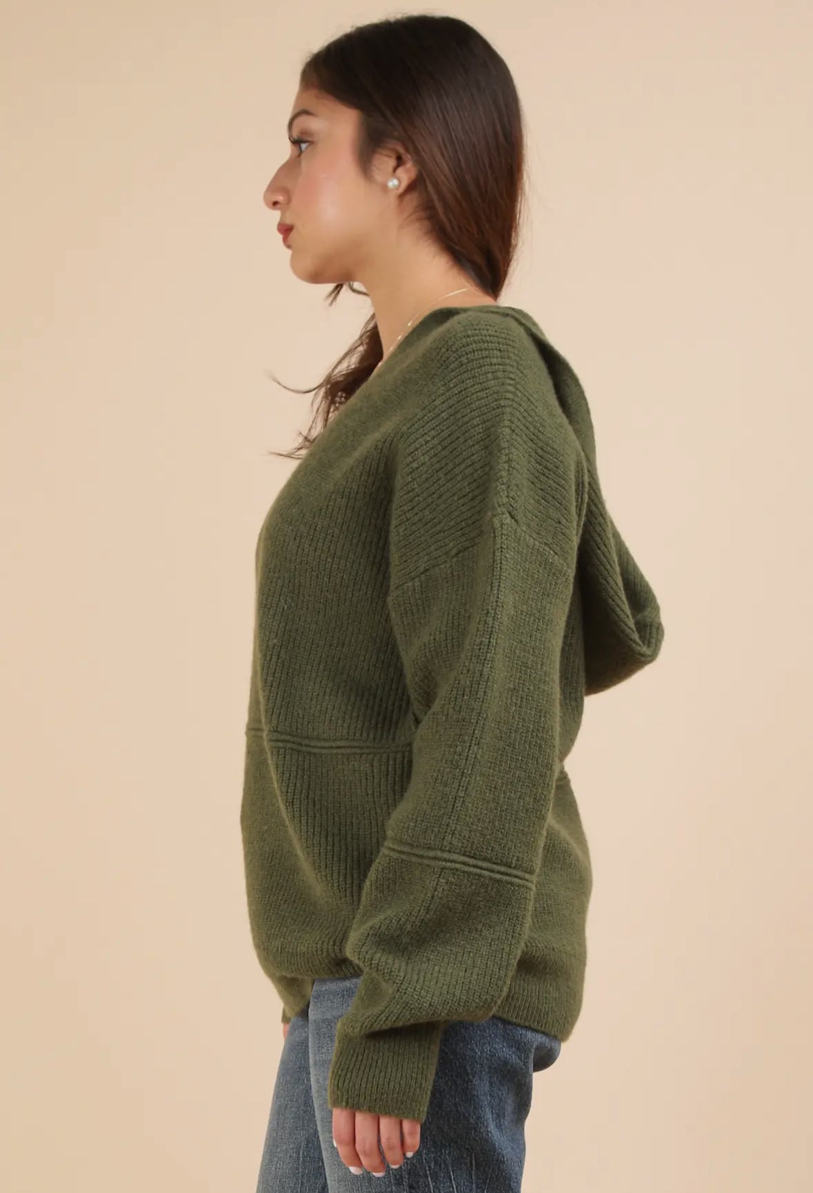 Oversized Knit Sweater Top