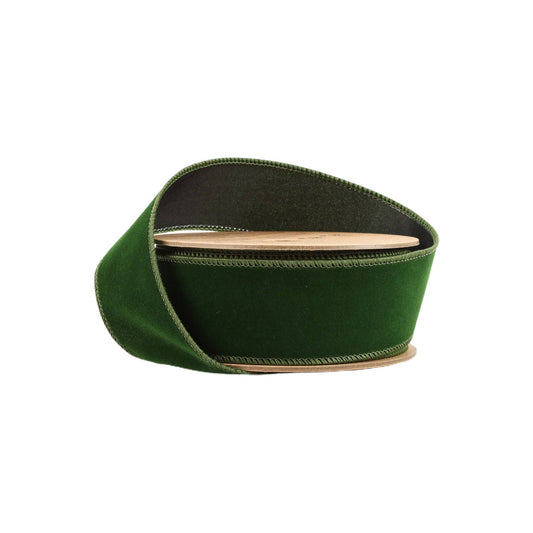 Spruce Velvet Ribbon