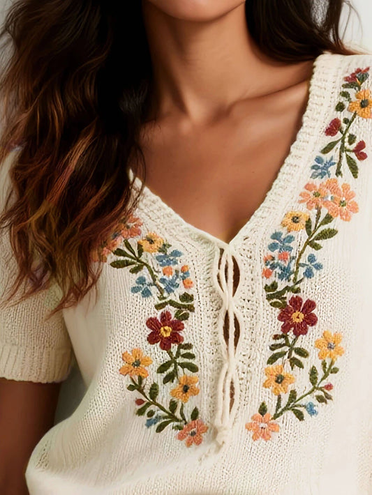 Flora Knit Top