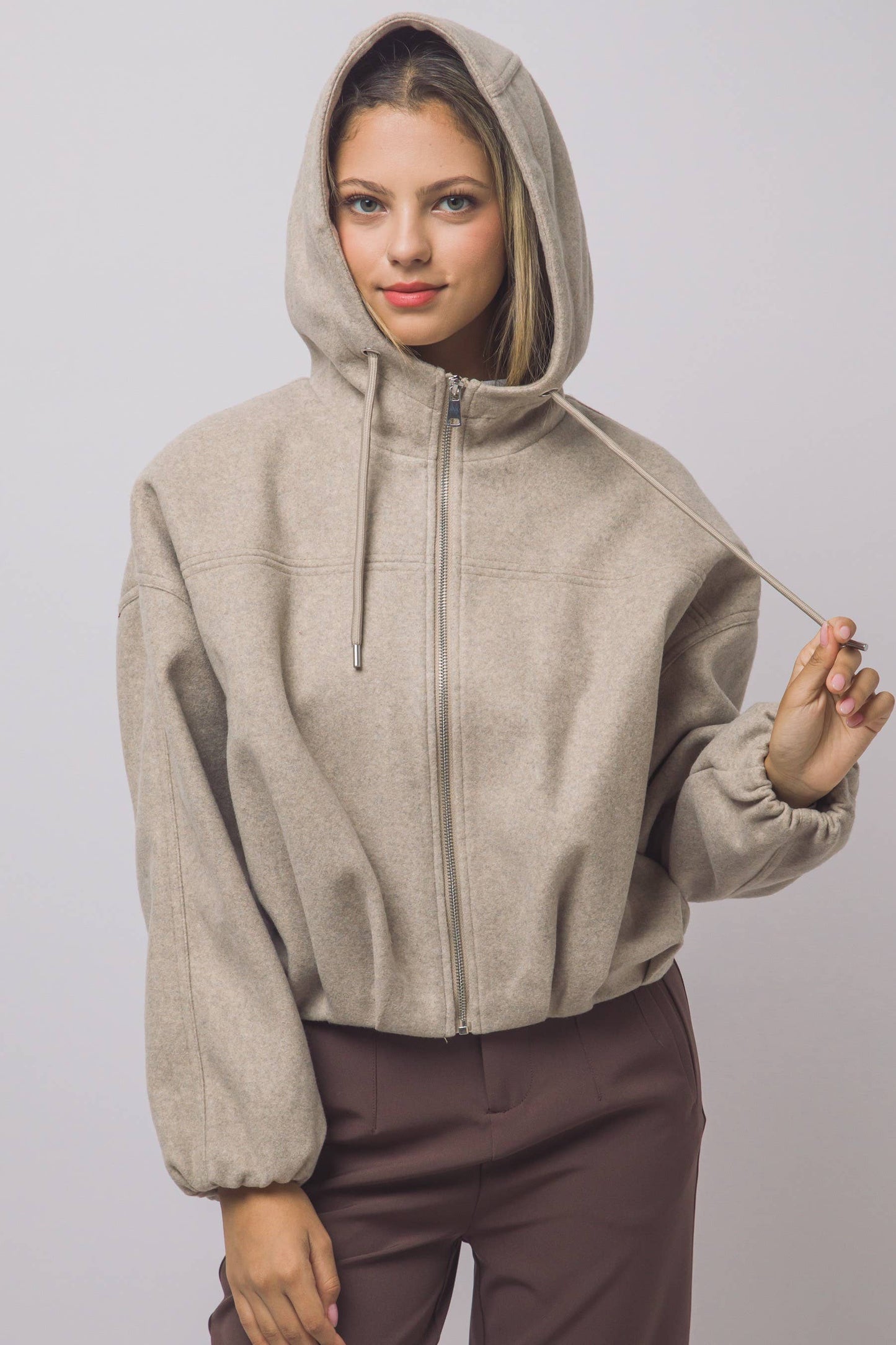 Hailey Hooded Bomber Jacket