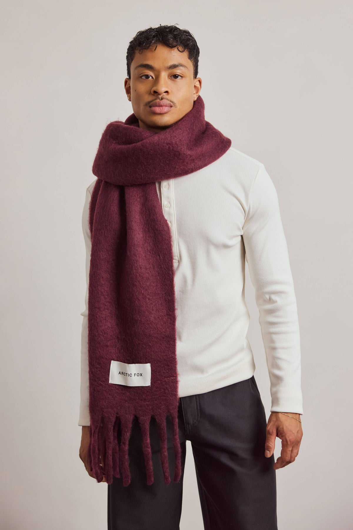 The Stockholm Scarf - Cherry Lacquer