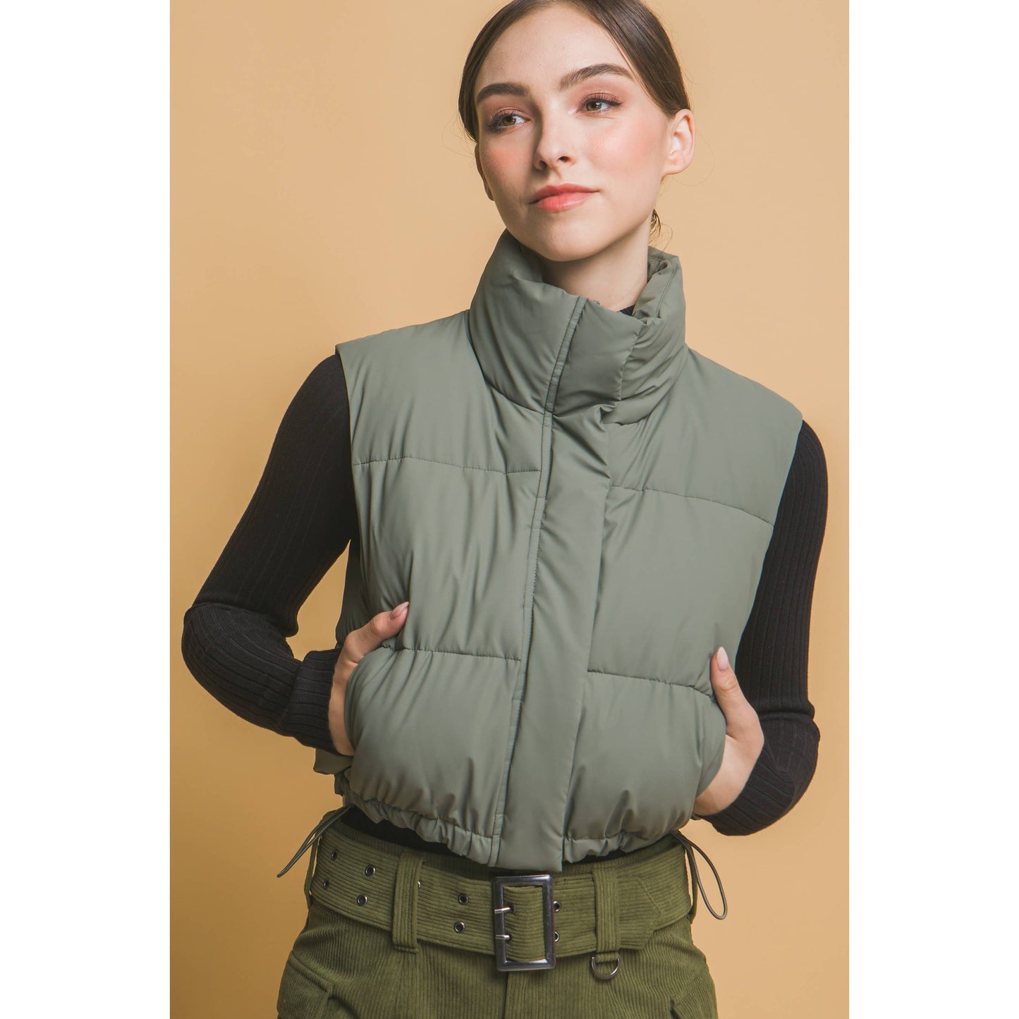 Rhea Cropped Puffer