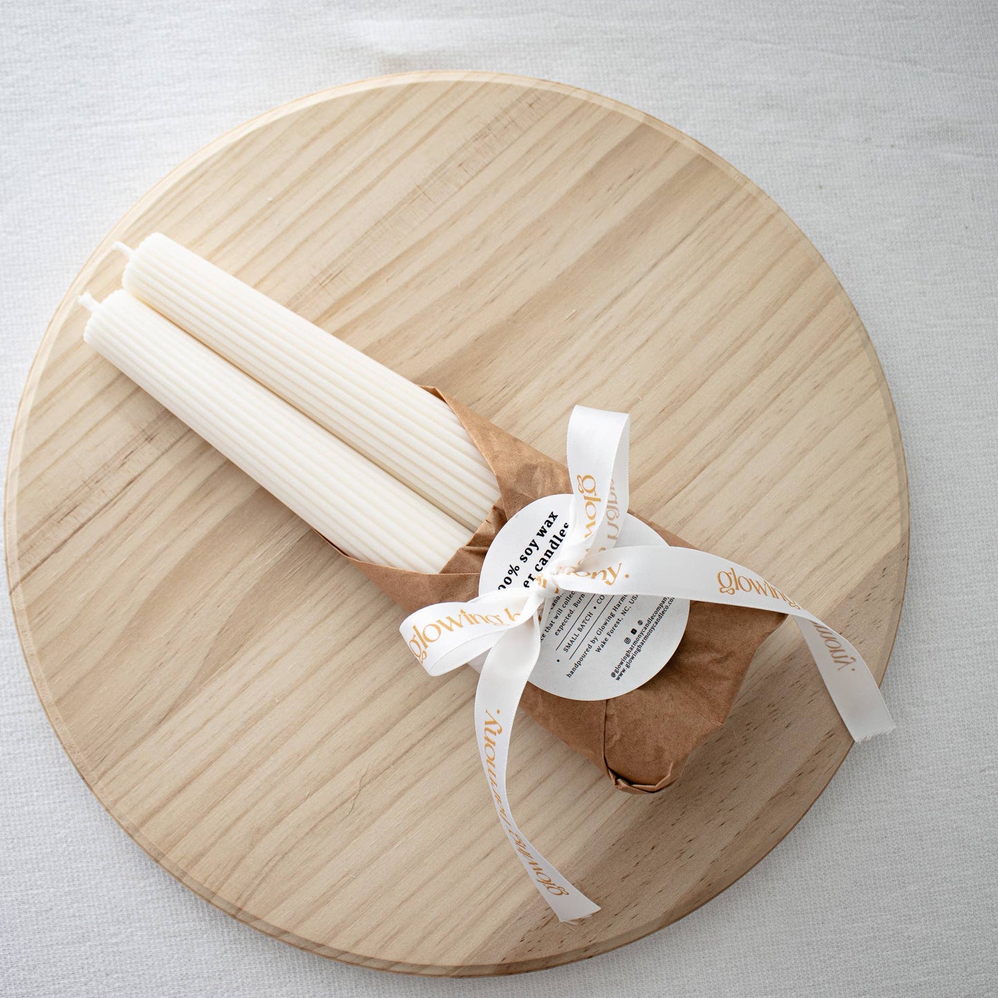 Ribbed Tower Candles