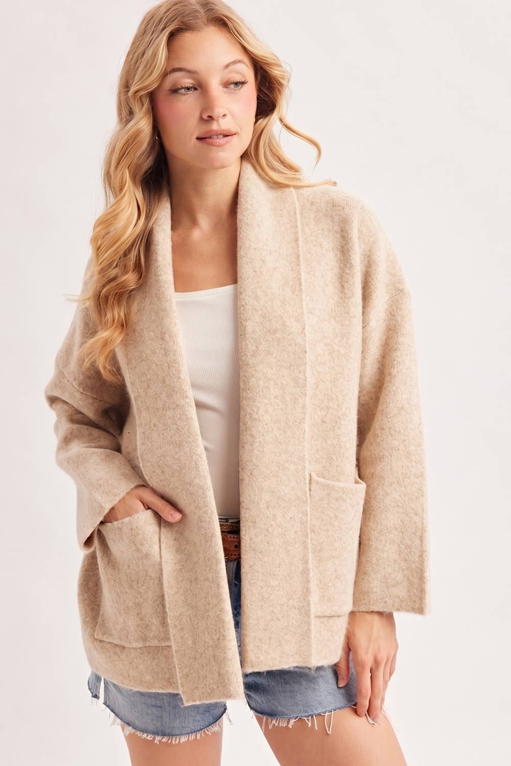 Heathered Cardi