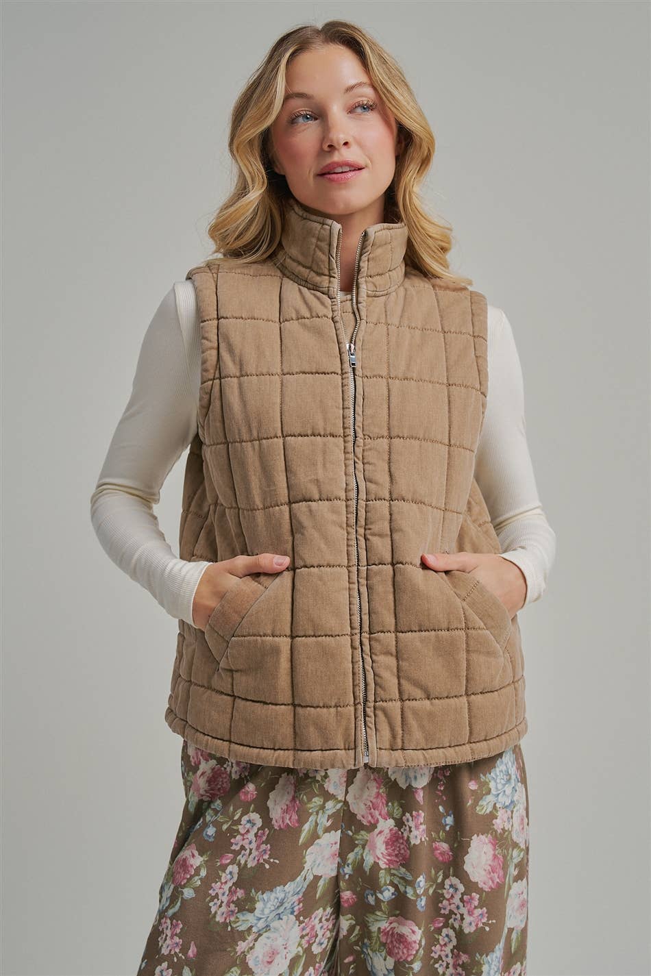 Quilted Puffer Vest