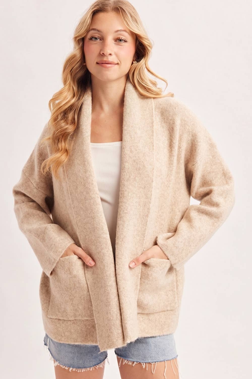 Heathered Cardi