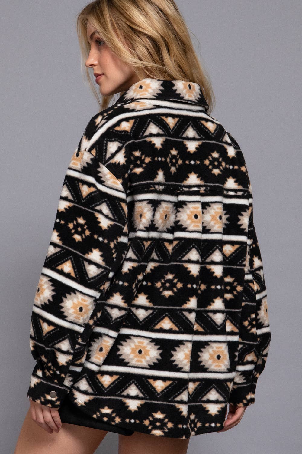 Aztec Fleece Shacket