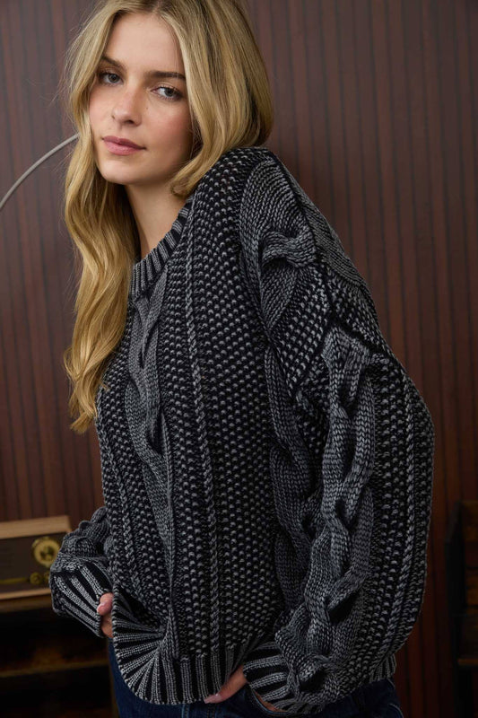 Cable Knit Pullover