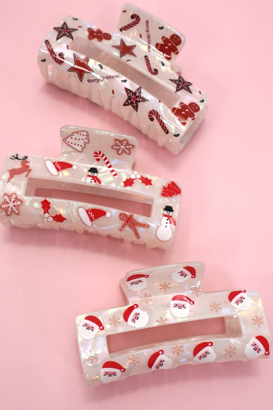 Merry Holiday Hair Clip