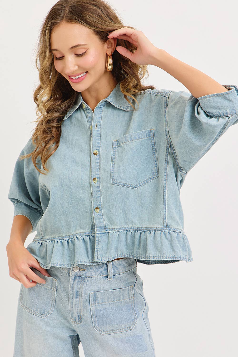 Denim Blouse