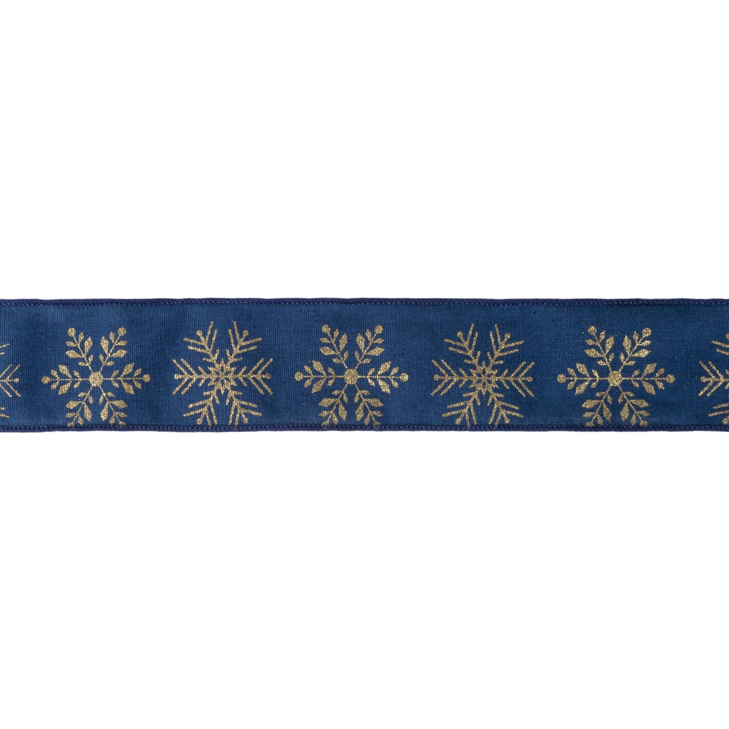 Blue Snowflake Ribbon