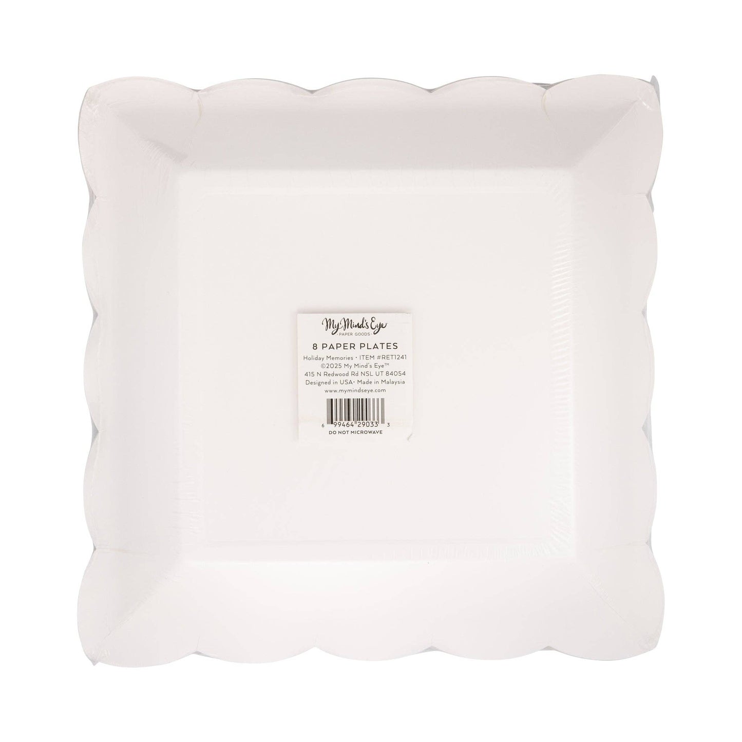 Retro Holiday Pattern Plate