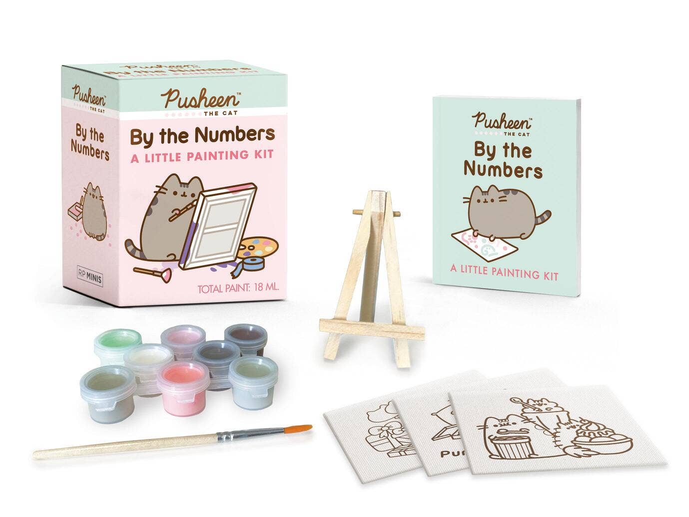 Pusheen By The Numbers: A Little Painting Kit