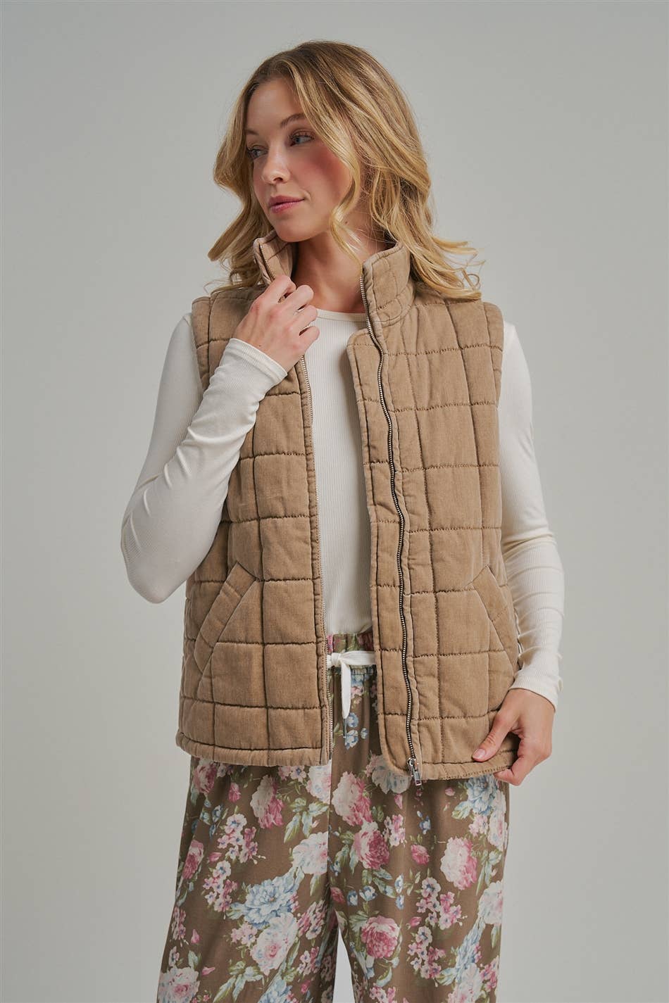 Quilted Puffer Vest