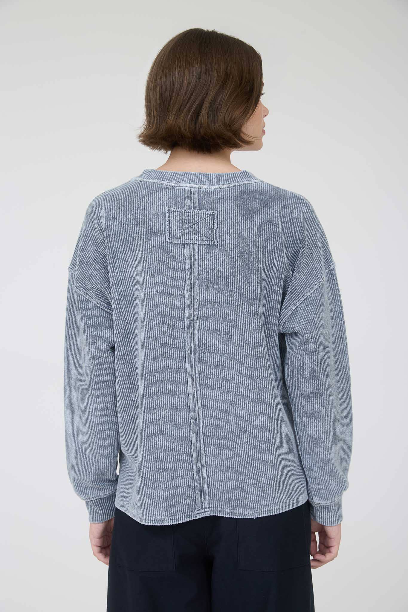 Washed Rib Knit