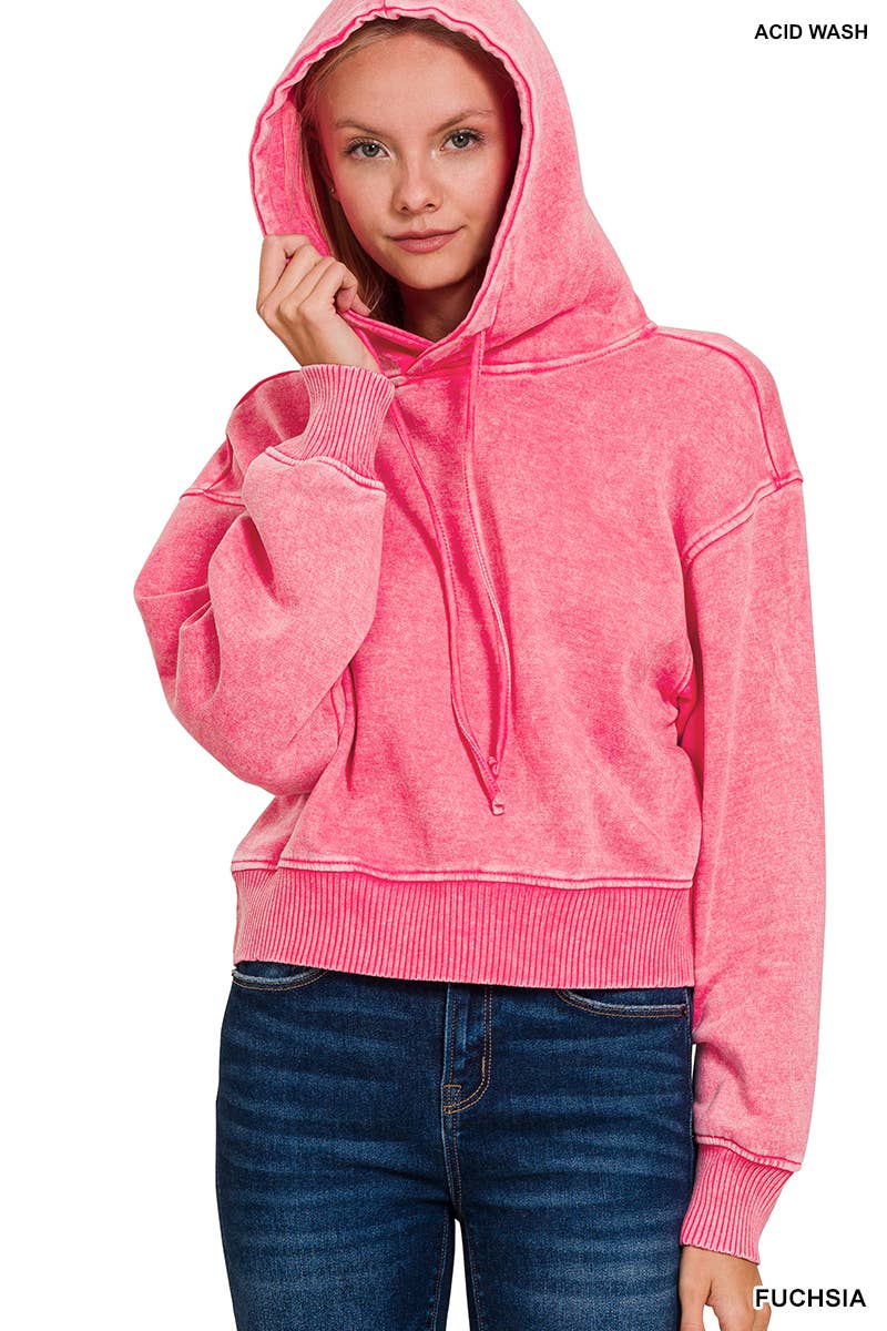 Forest Cropped Hoodie