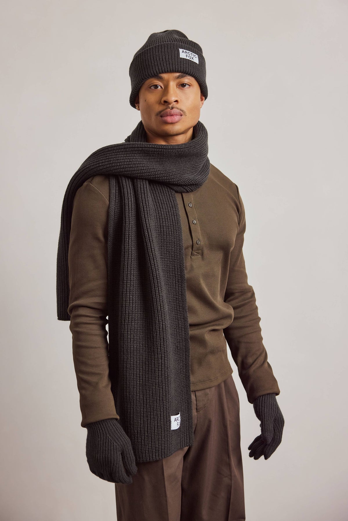Recycled Bottle Scarf - Black Onyx