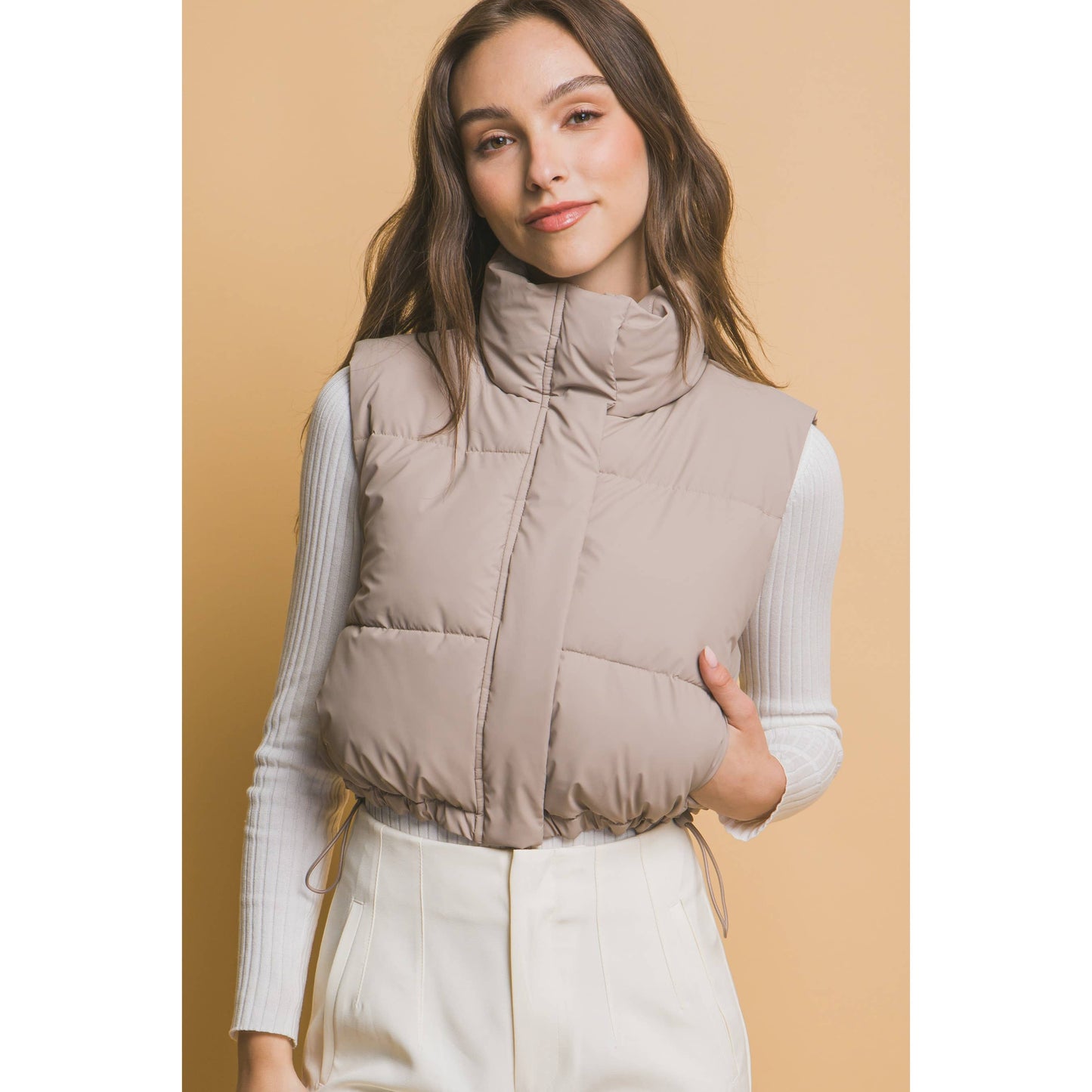 Rhea Cropped Puffer