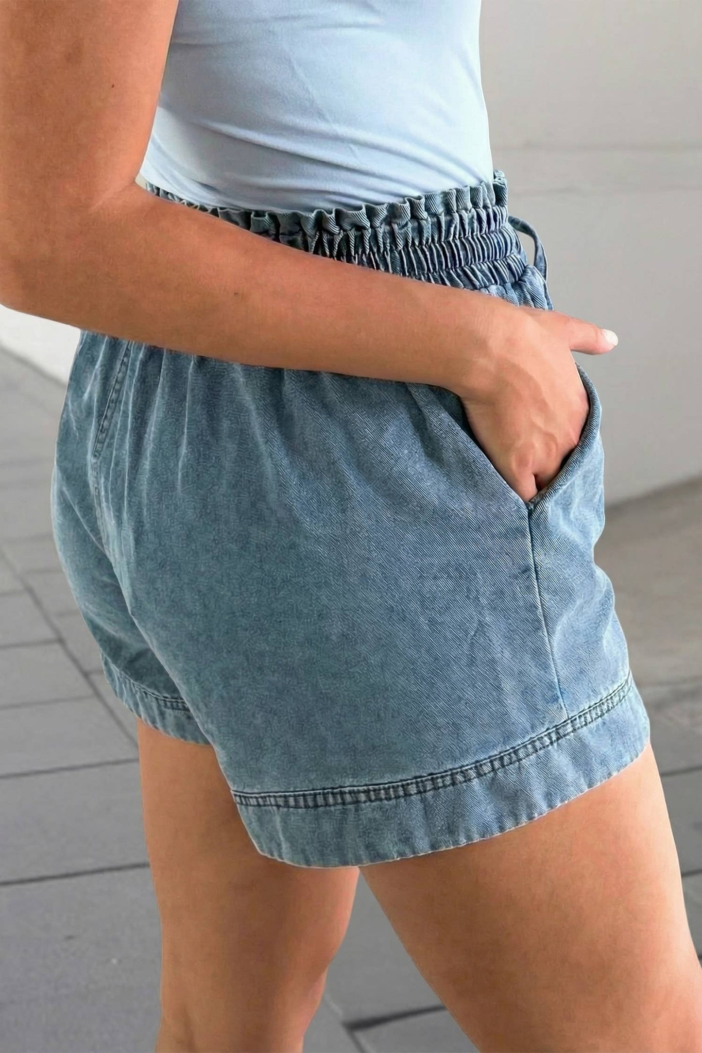 Daisy Denim Shorts
