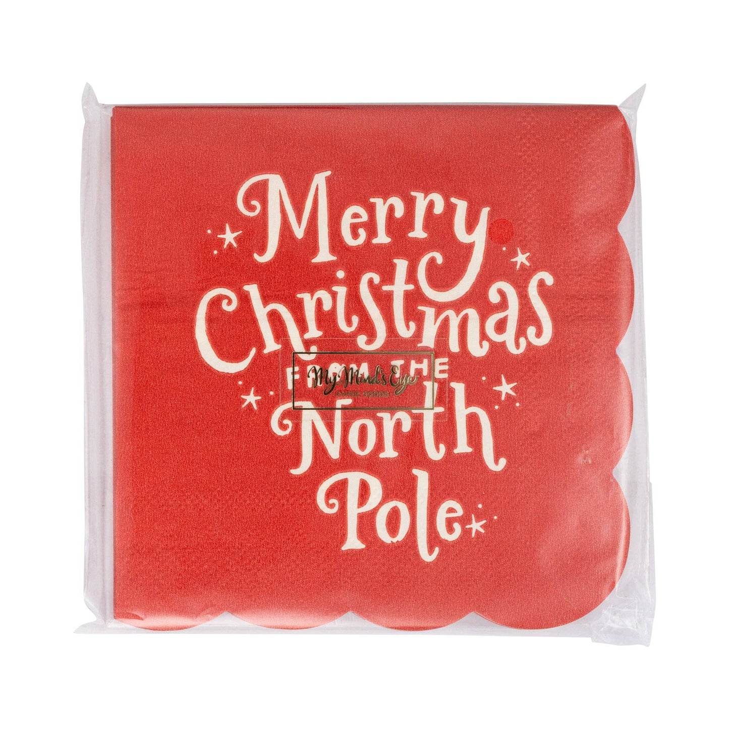 North Pole Cocktail Napkin