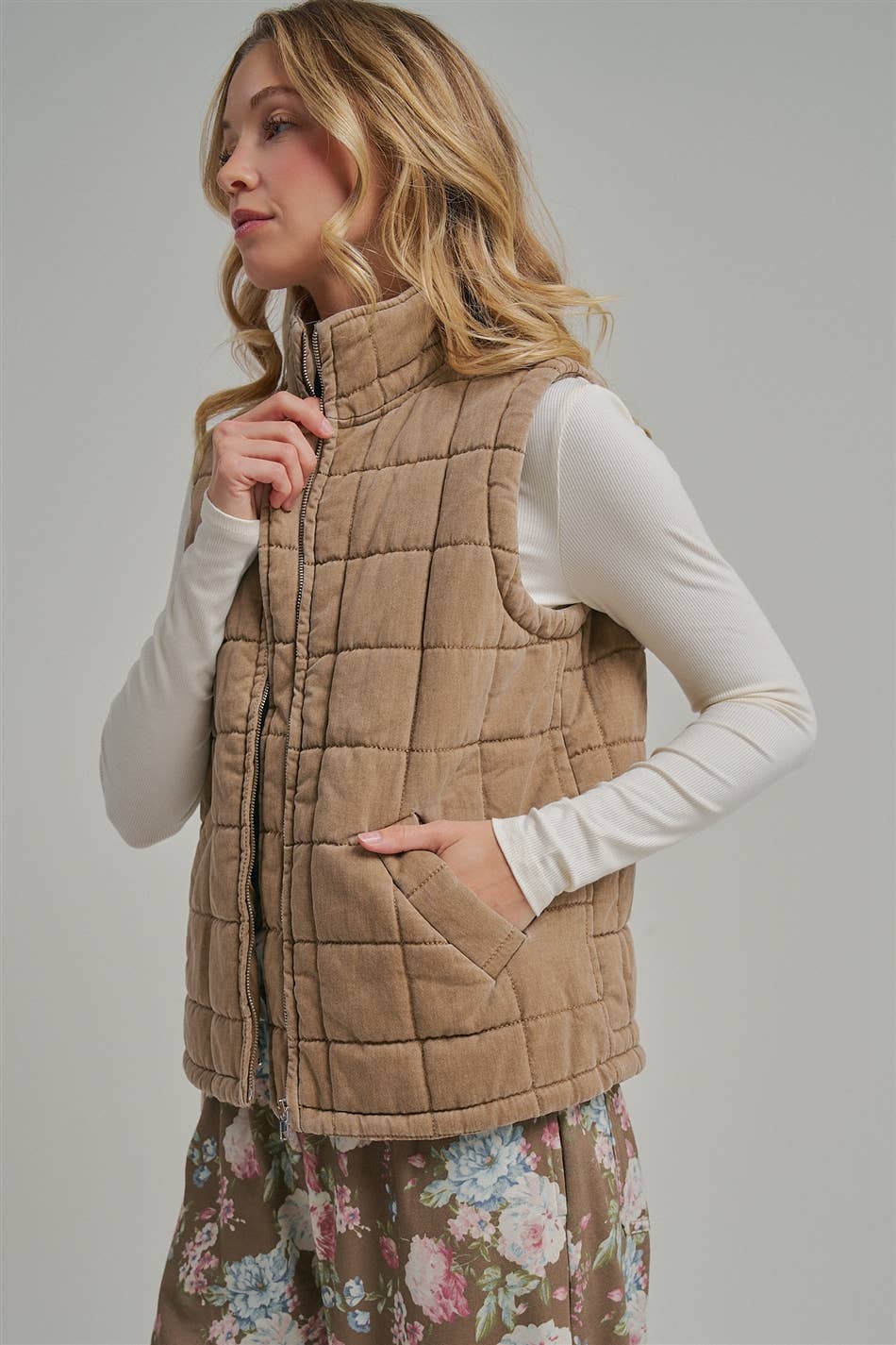 Quilted Puffer Vest