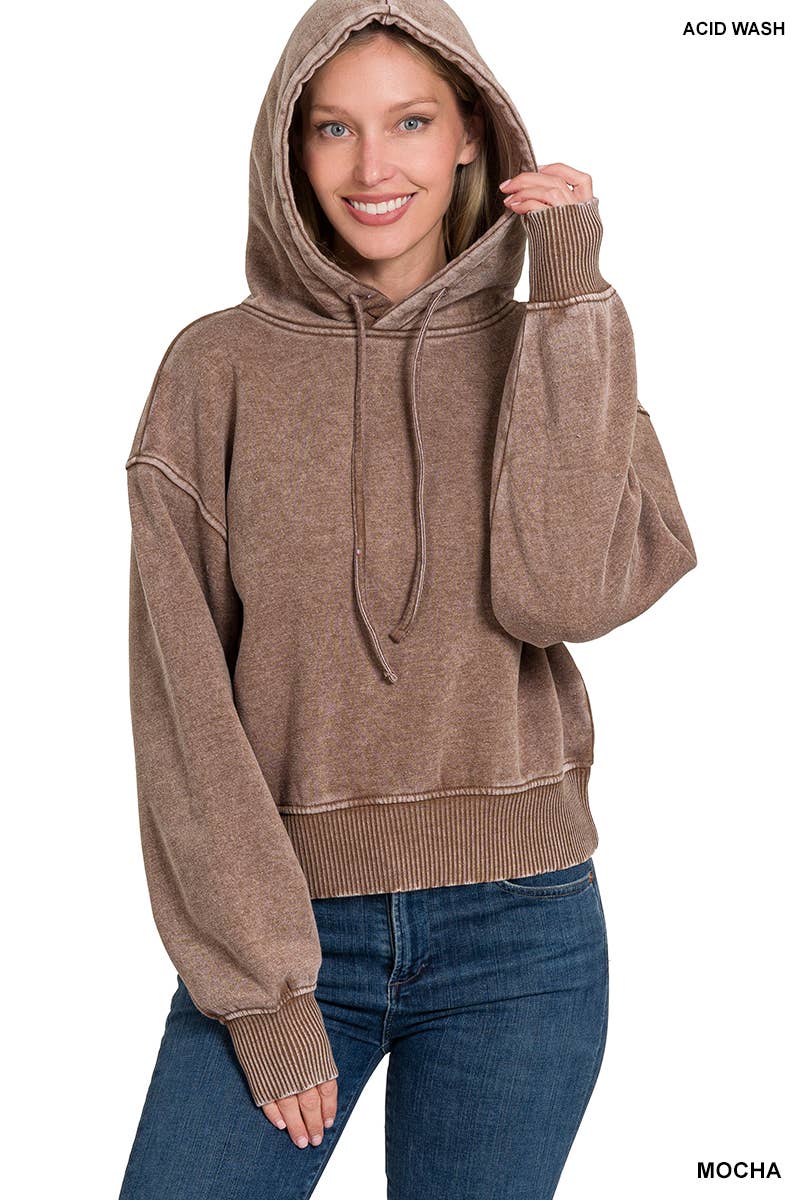 Forest Cropped Hoodie