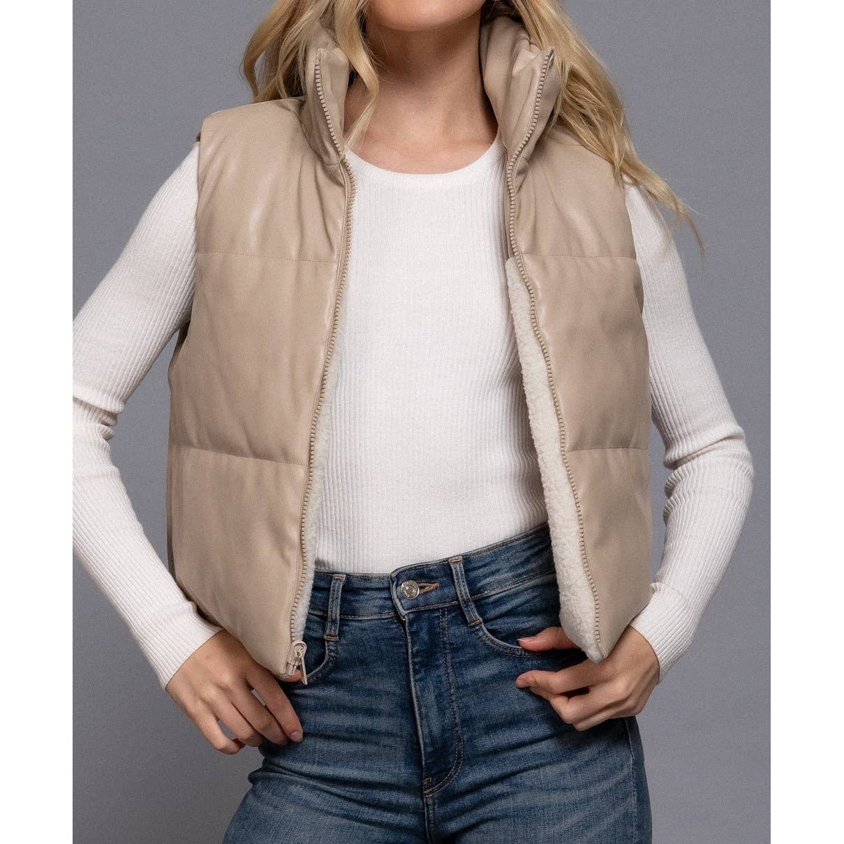 Celine Reversible Puffer Vest