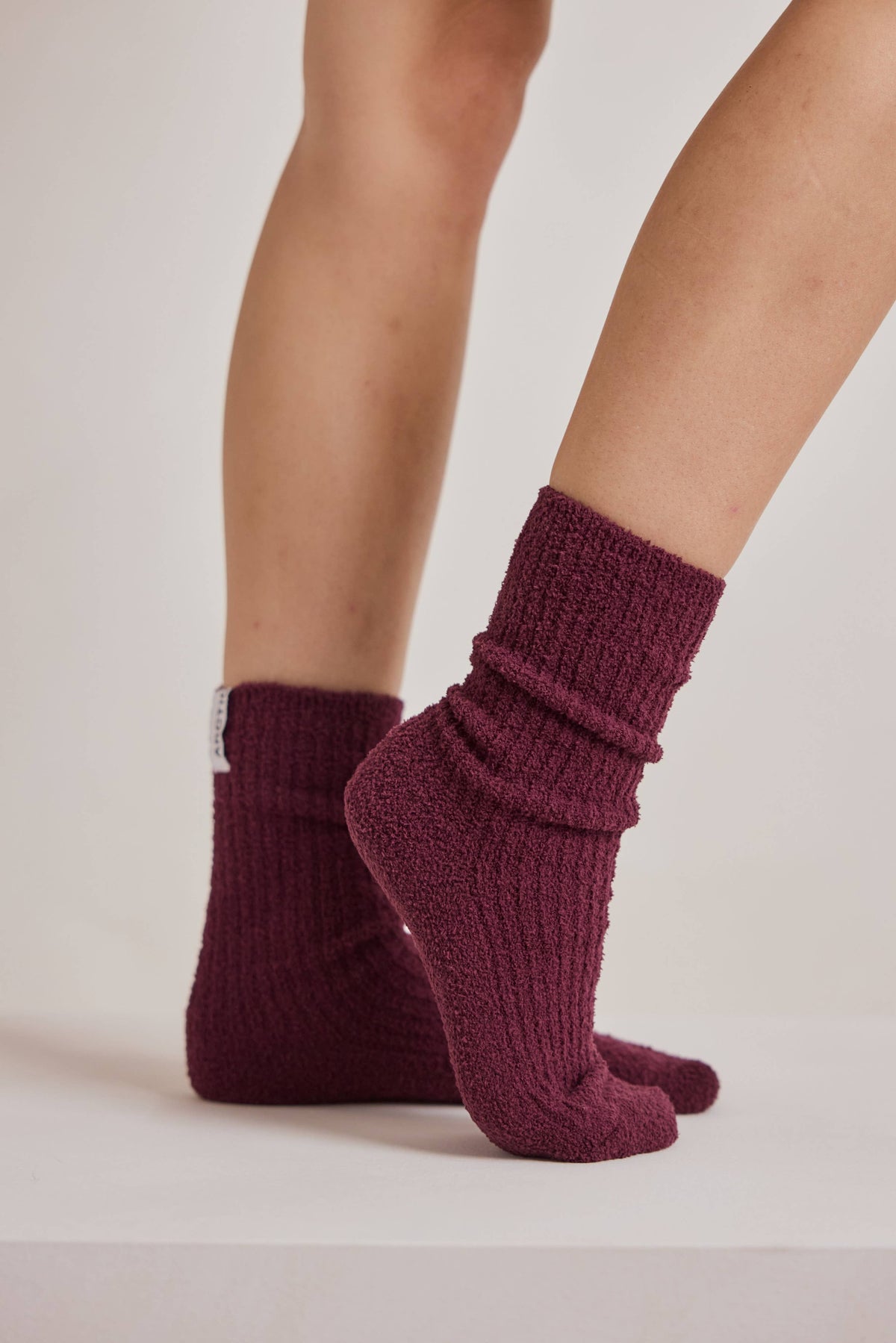 Cozy Socks - Cherry Lacquer