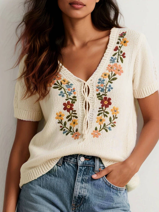 Flora Knit Top