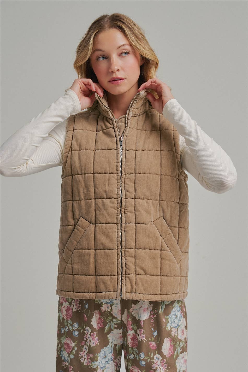 Quilted Puffer Vest