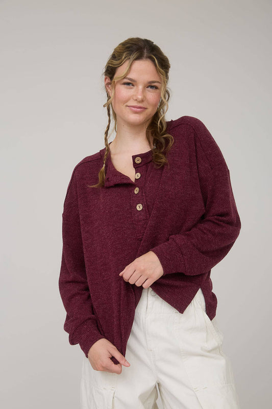 All Mine Henley Top
