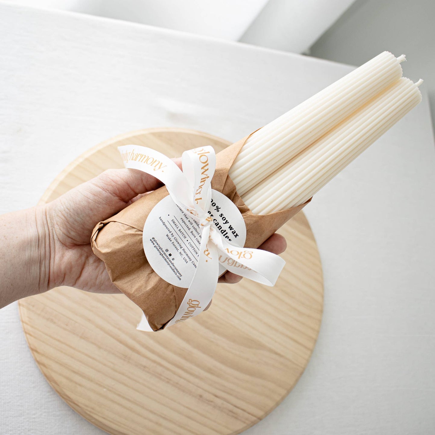 Ribbed Tower Candles