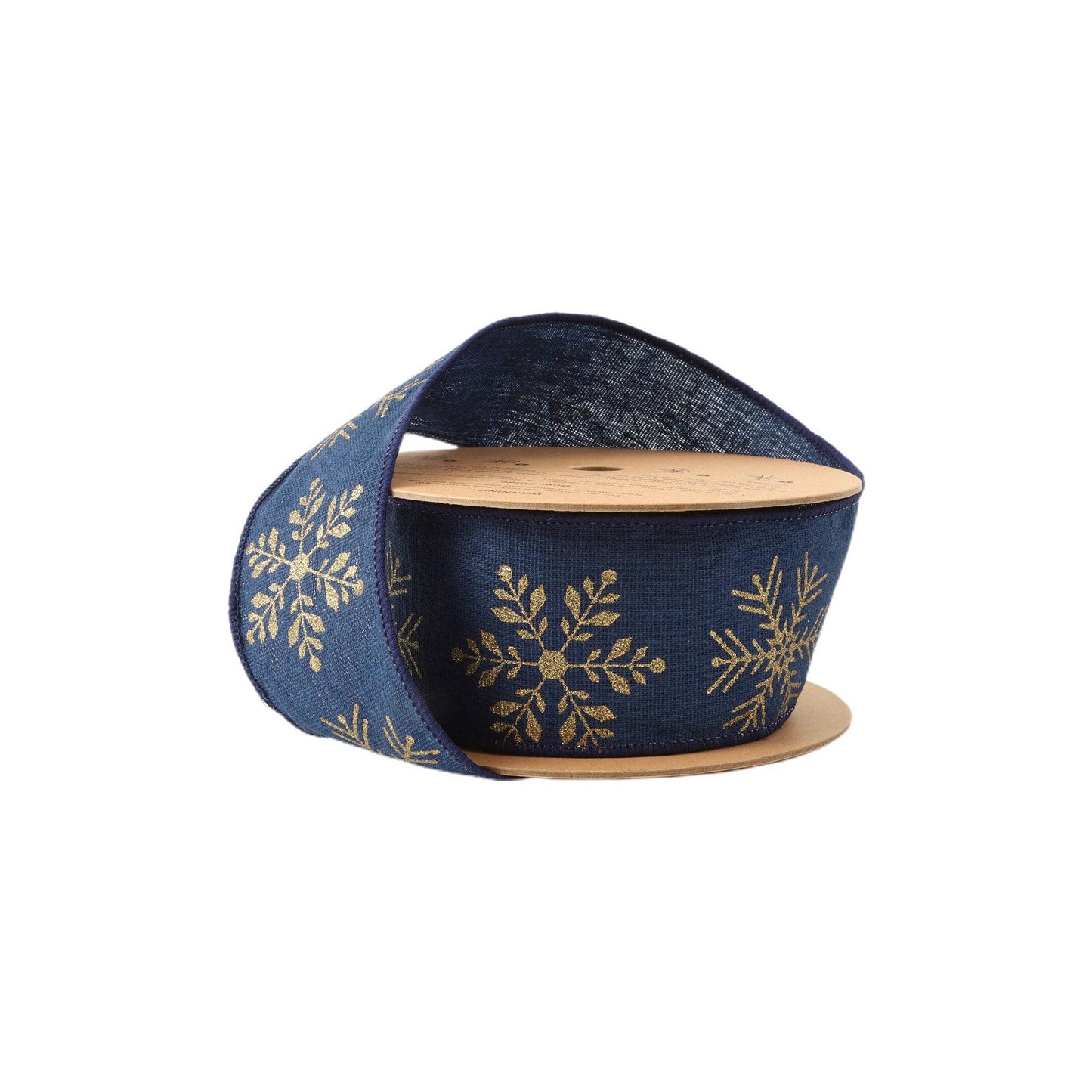 Blue Snowflake Ribbon