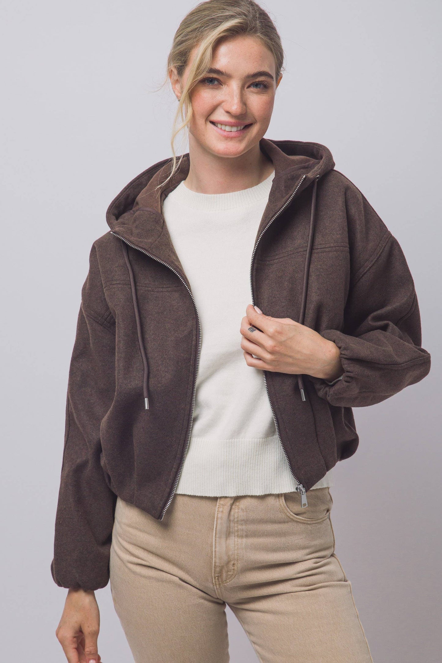 Hailey Hooded Bomber Jacket
