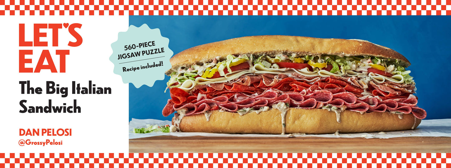 The Big Italian Sandwich Puzzle: 560-Piece Jigsaw Puzzle