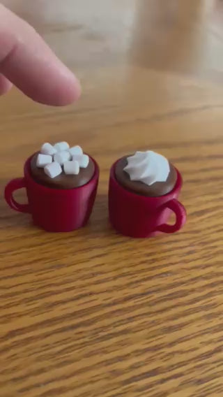 Hot Cocoa Fidget Clickers Set of 2